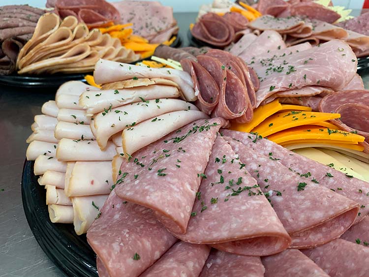 Photo of some beautiful meat trays from Summit Meats in Saskatoon